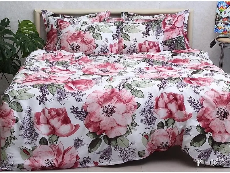 Комплект постільної білизни з компаньйоном Євро TAG tekstil pbe0042362 - фото 2
