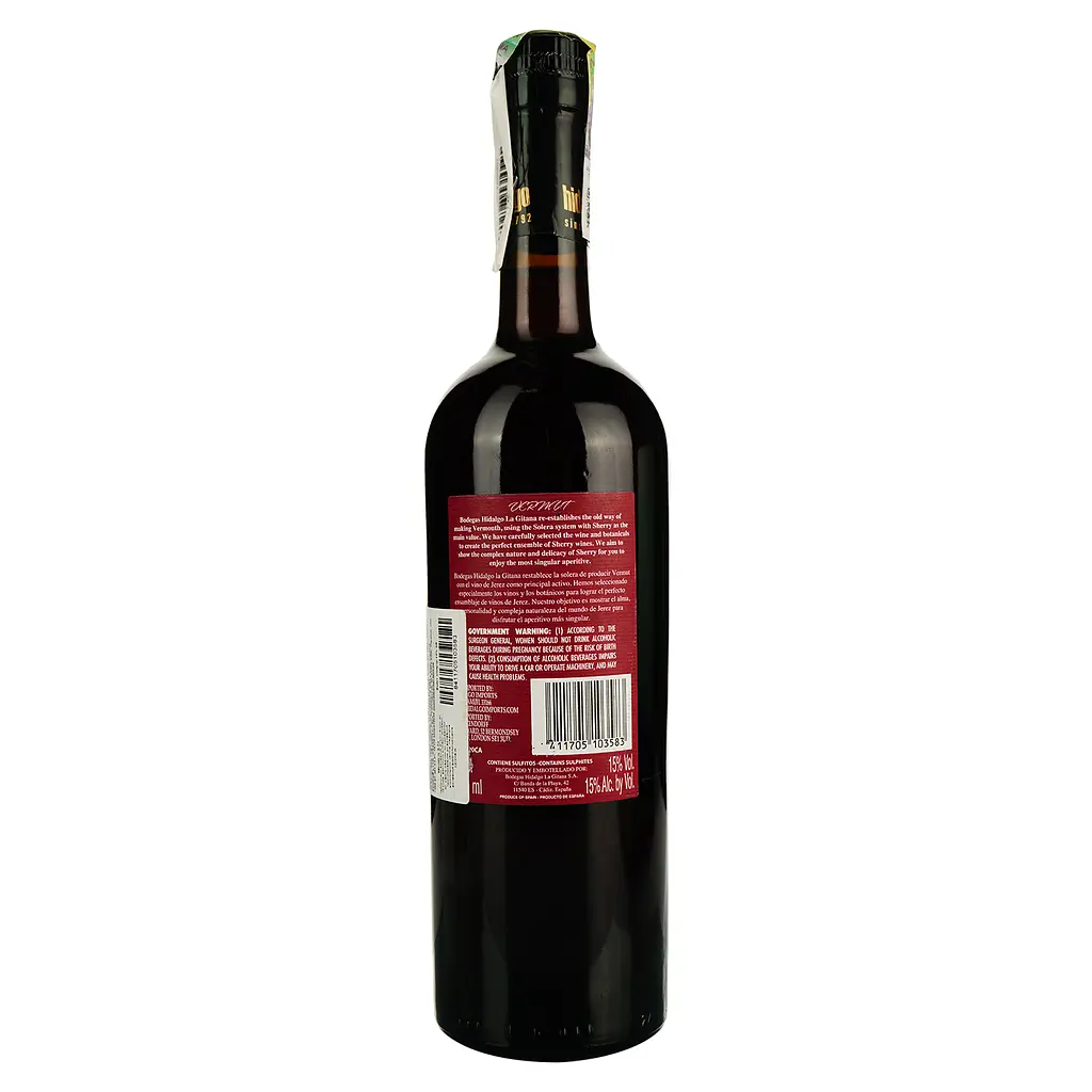 Вермут Hidalgo La Gitana Vermouth, 15%, 0,75 л - фото 2