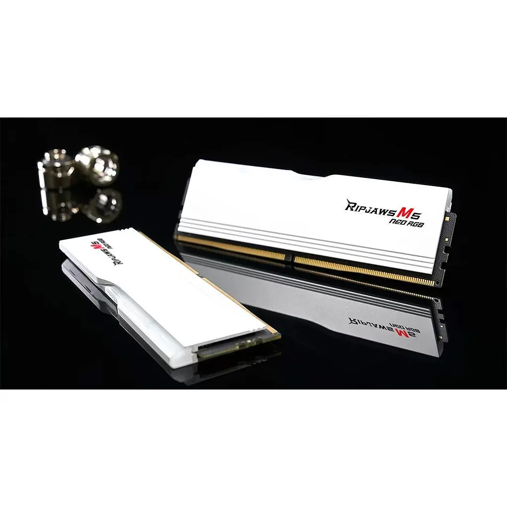 Модуль памяти DDR5 G.Skill Ripjaws M5 Neo RGB 2x16GB 6000MHz White (F5-6000J3636F16GX2-RM5NRW) [153820] - фото 4