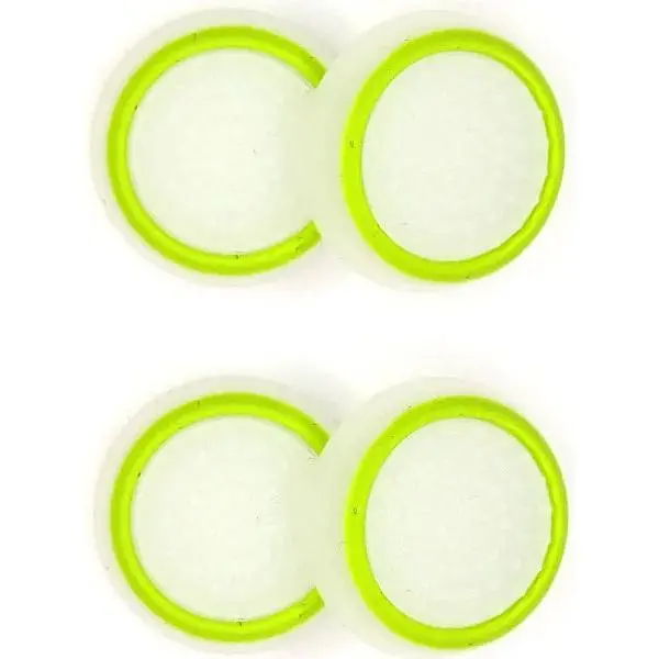 Накладки на стіки Thumb Grips 4-pack для PS4/PS5/Xbox White Green [122996] - фото 4