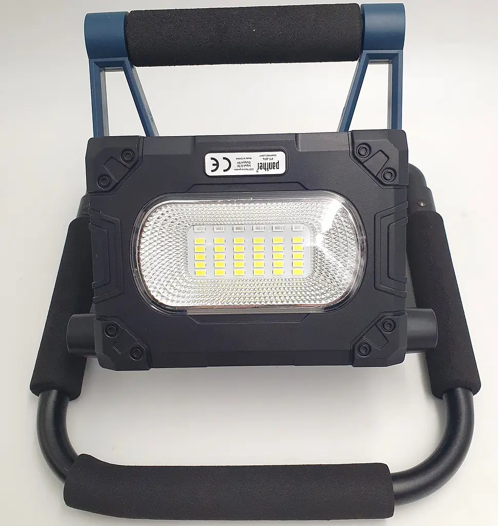 LED Прожектор 30W трансформер акумуляторний світлодіодний із сонячною батареєю та функцією Power Bank ліхтар Panther PT-874 - фото 9