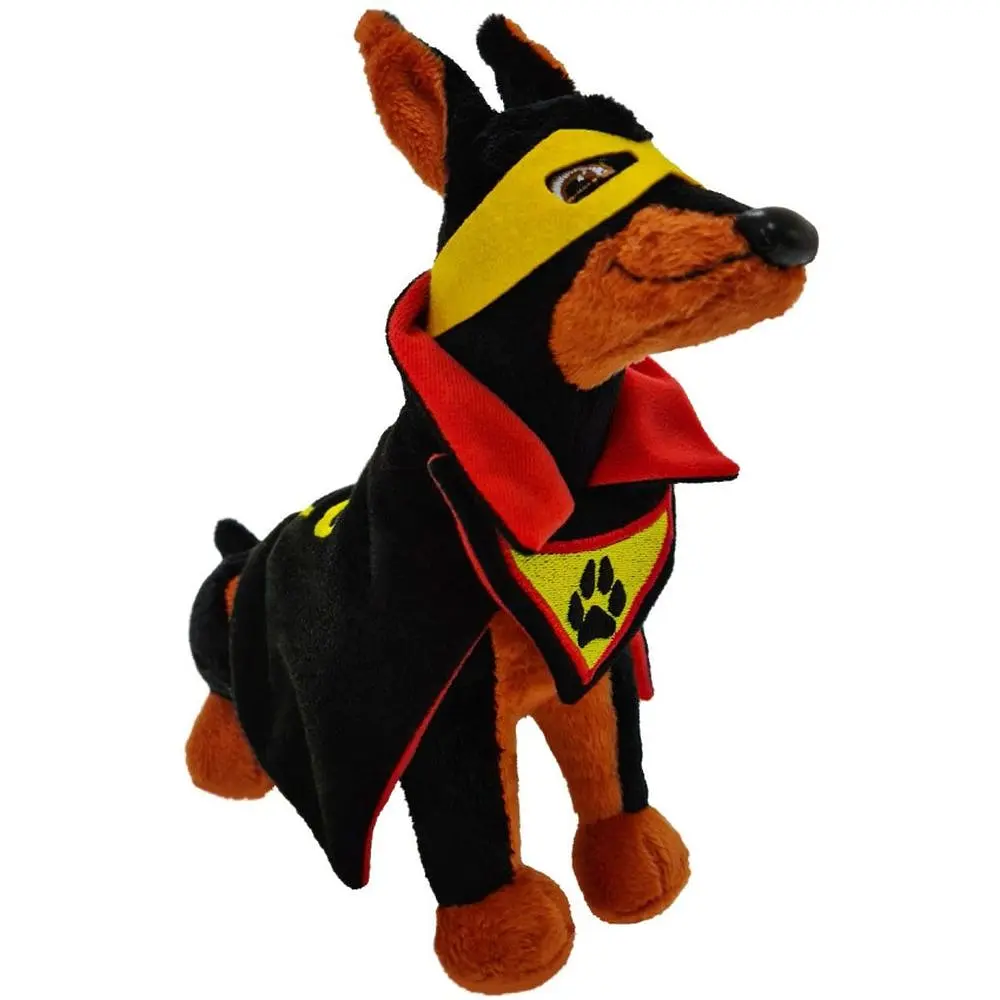Іграшка плюшева WP Merchandise Доберман супергерой Гарний хлопчик 24 см (FWPDOGGBOY22BG024)