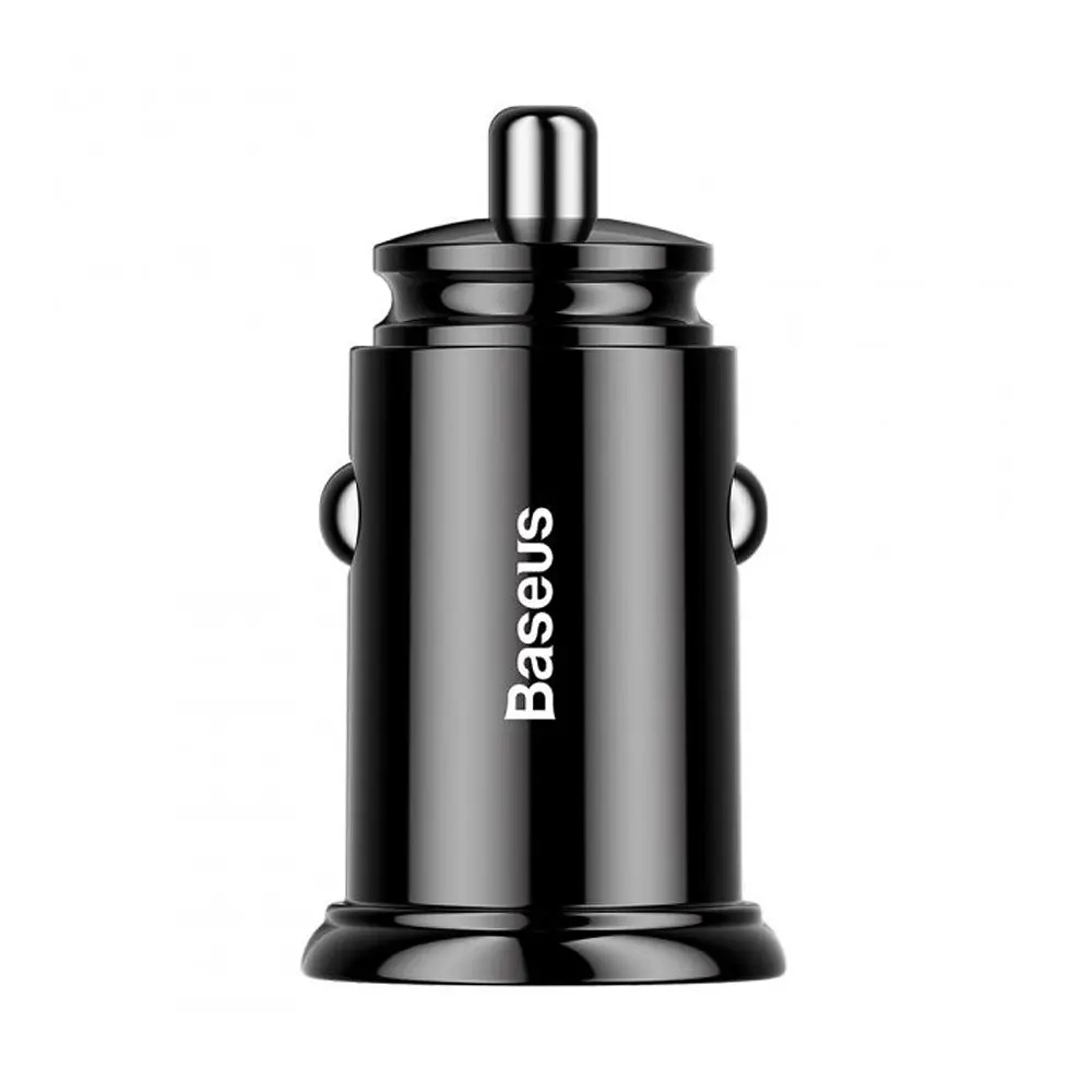 АЗП Baseus Circular Plastic A + C 30W PPS Car Charger Black - фото 2