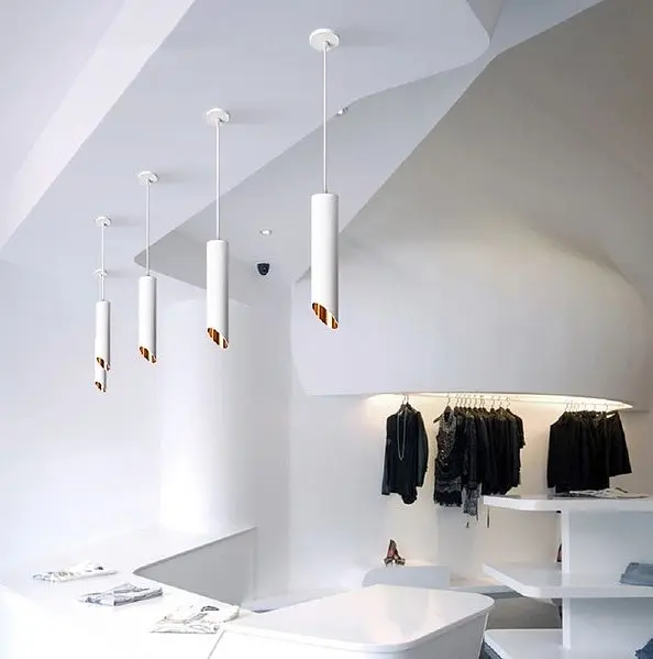 Люстра подвесная Brille тубус GU10 50W WH (AL-700S/1) - фото 6