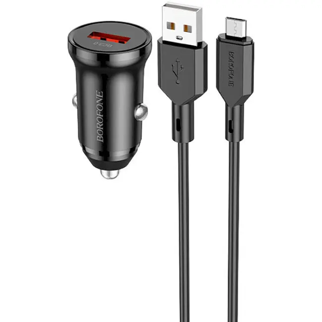 АЗП Borofone Micro USB 5V/3A/18W QC3.0 BZ18 - фото 3