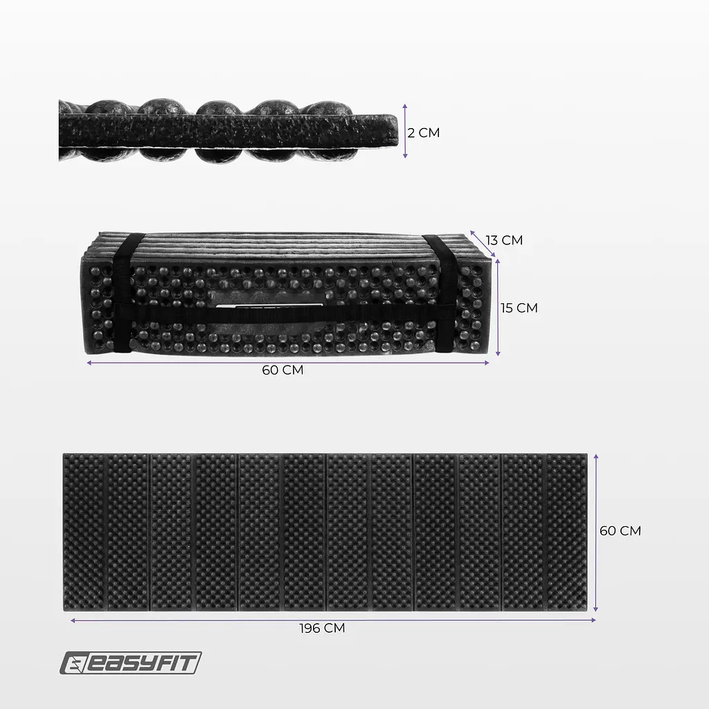 Каремат складаний EasyFit Z-Fold (гармошка) - фото 3
