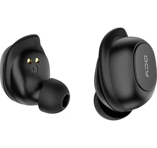 Бездротові навушники QCY T9 TWS Earphone Black - фото 4