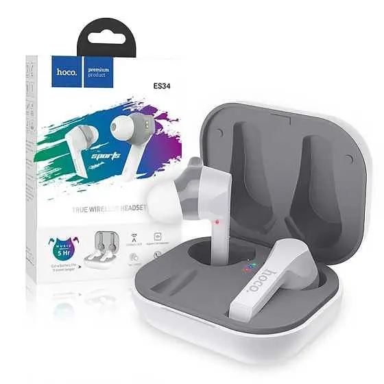 Блютуз Стерео Гарнитура Hoco ES34 Белый - фото 6