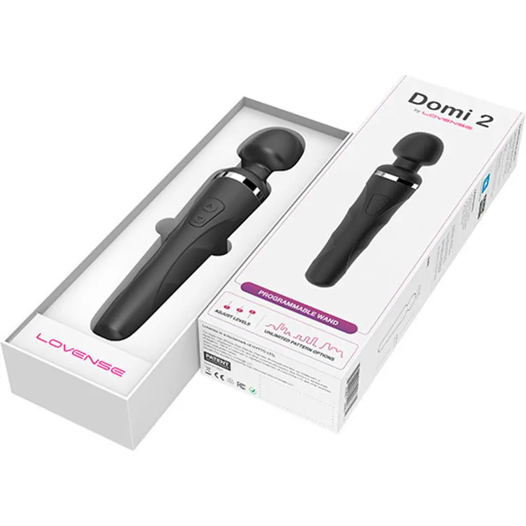 Вибратор Lovense Domi 2 Mini Wand Black SO4089 [104662] - фото 6