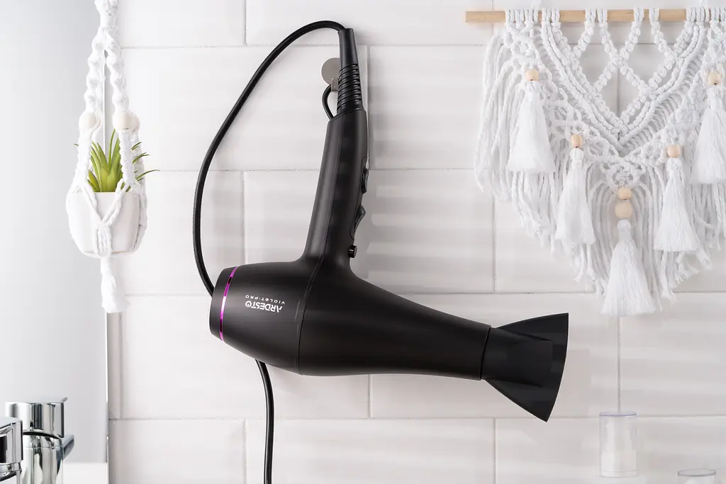 Фен Violet PRO HD-Y222PRO, 1850-2200Вт, 2 швидкості, 3 темп.режима, дифузор, чорний ARDESTO teh0017658 - фото 7