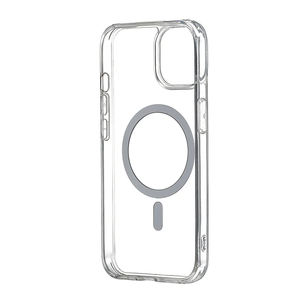 Чохол Silicone Clear Case with MagSafe iPhone 15 Transparent - фото 2
