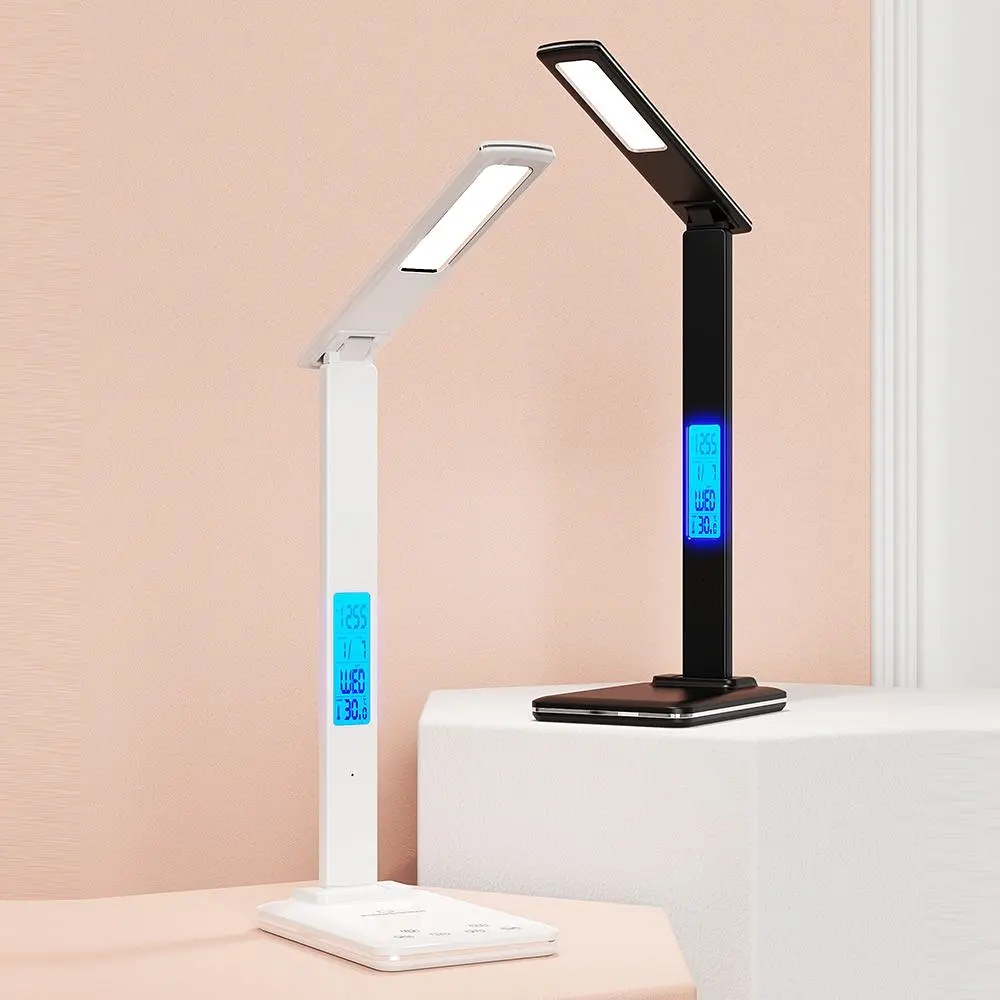 LED лампа настільна Media-Tech LEDITOU MT222K, 4W 6500K, 15W QI з вбудованим WRL, чорна (MT222K) - фото 2