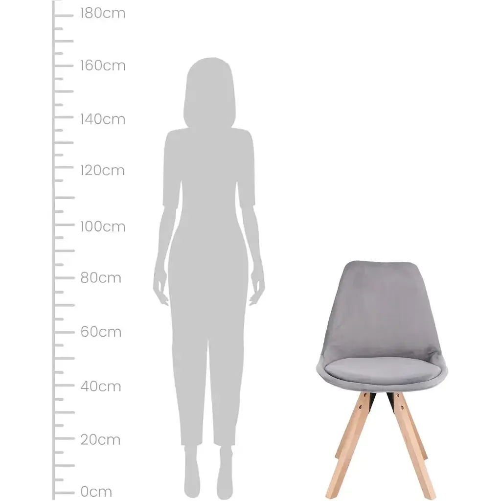 Туалетний столик Jumi Scandi + крісло Saida сірий - фото 7