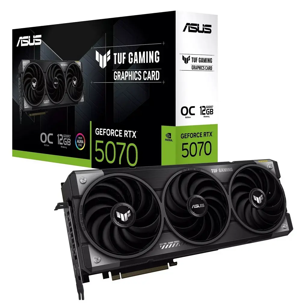 Відеокарта ASUS GeForce RTX5070 12Gb TUF OC GAMING (TUF-RTX5070-O12G-GAMING) - фото 10