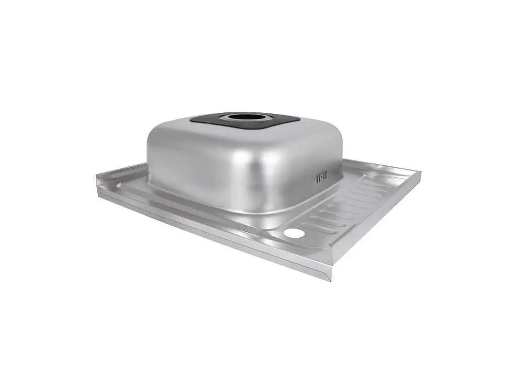 Мийка накладна Brinex 600х500х160мм 1 6050-L, Satin 0,6мм BRIN6050LSAT06 - фото 5
