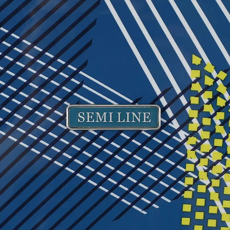 Чемодан Semi Line 20" (S) Blue Pattern (T5652-1) (DAS302326) - фото 7