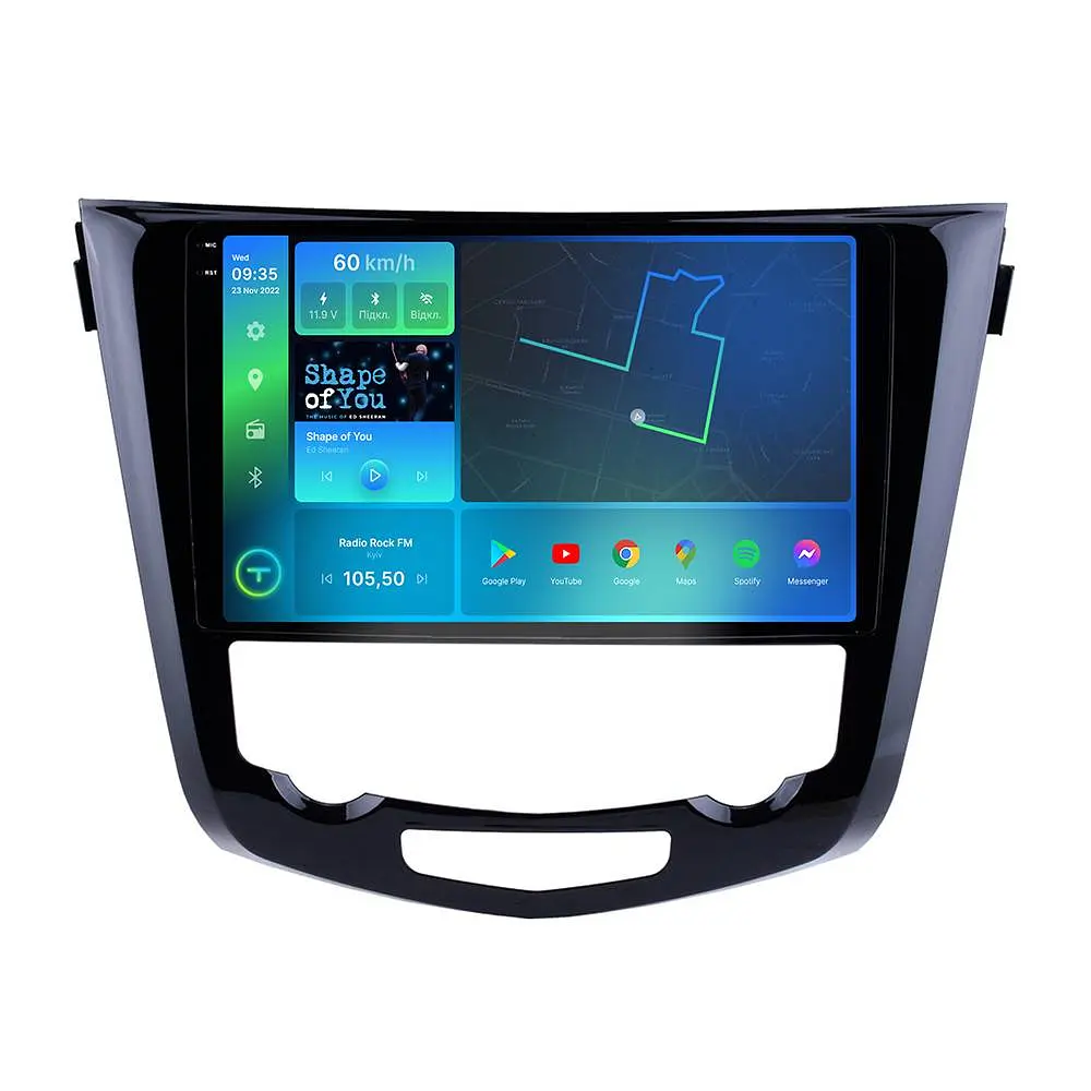 Штатна магнітола TORSSEN 2K Nissan Xtrail/Qashqai 2013+ climate FL10 4+64Gb 4G Carplay DSP