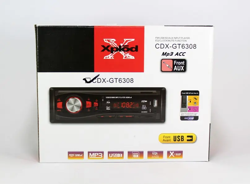 Автомагнітола MP3 з Bluetooth XPRO JSD 308BT чорний (44566-JSD 308BT_364) - фото 6