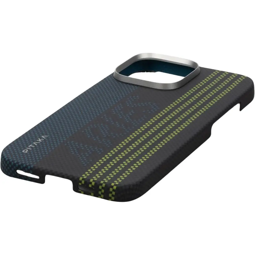 Чехол Pitaka MagEZ Tactile Woven Aries для Apple iPhone 16 Pro Credit Card (KI1601CR) [136821] - фото 9