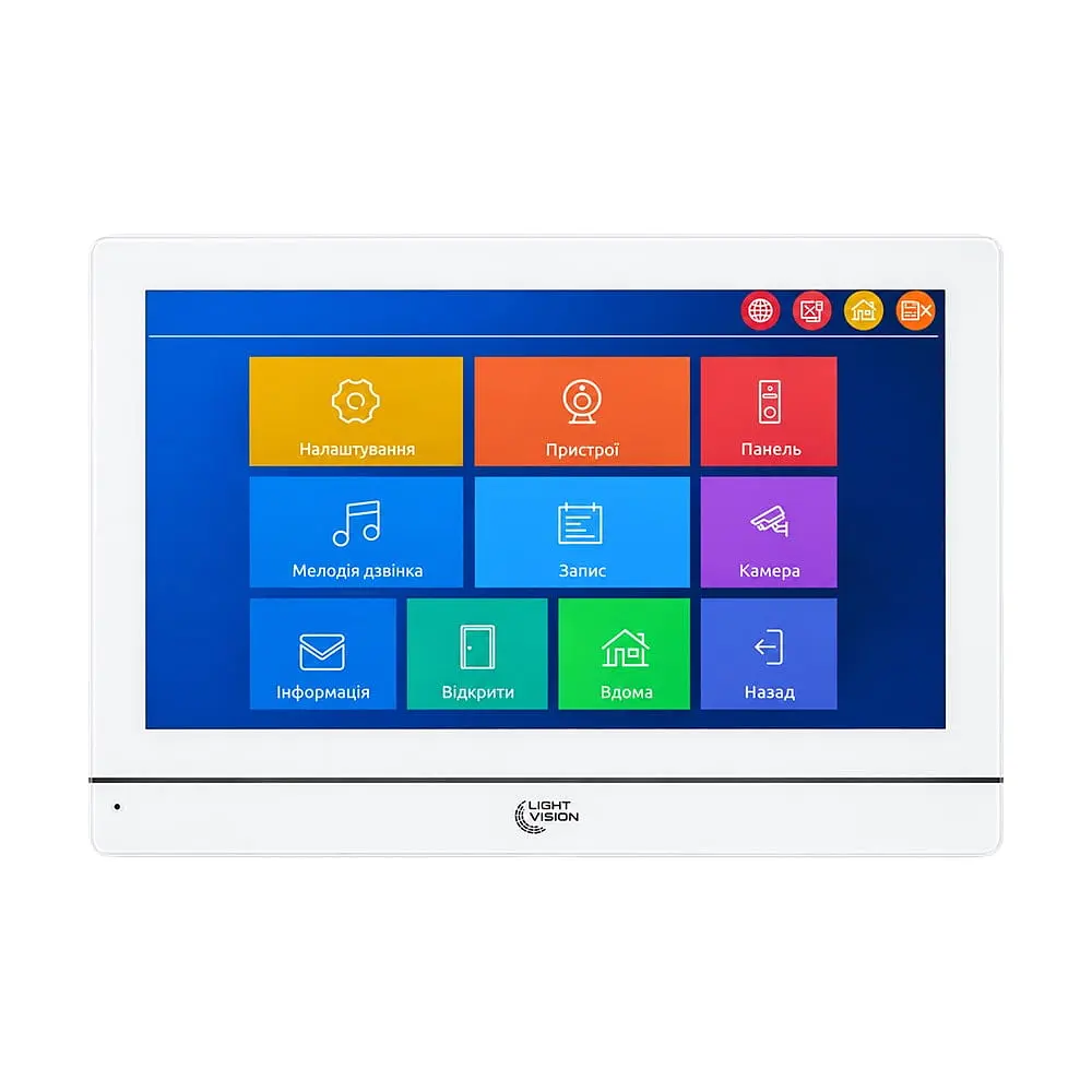 Відеодомофон 7" WiFi Tuya Light Vision MADRID FHD White (82-00245) - фото 3