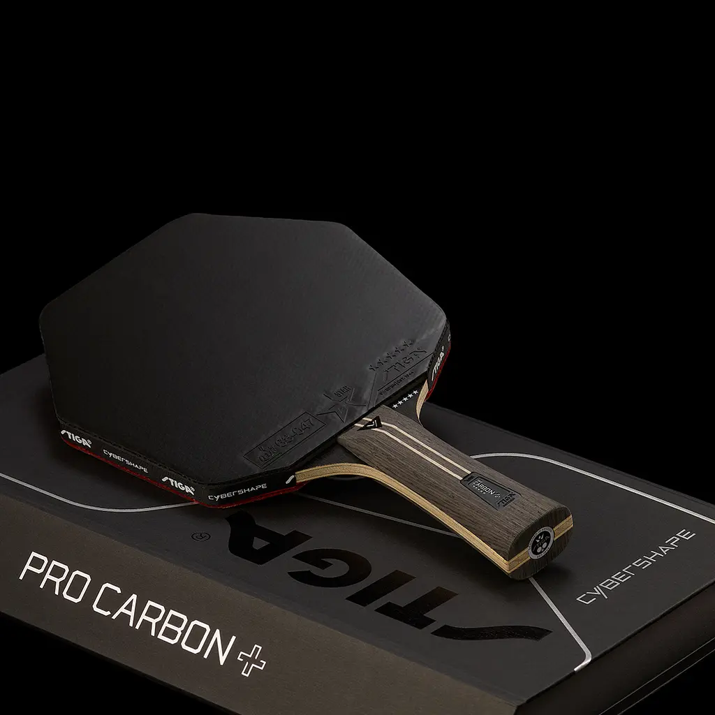 Ракетка для настільного тенісу Stiga Pro Carbon Plus Cybershape 5 Star FL (1215-0401-35) - фото 5