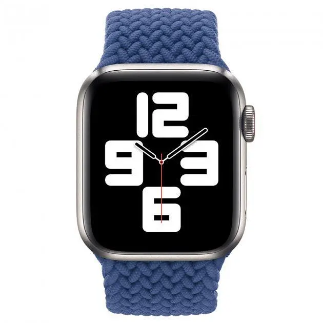 Ремінець Braided Solo Loop Band для Apple Watch 38/40/41mm Atlantic Blue Size 4 132mm [53999] - фото 2