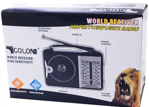 Радіоприймач акумуляторний Golon RX-607 AC - фото 4
