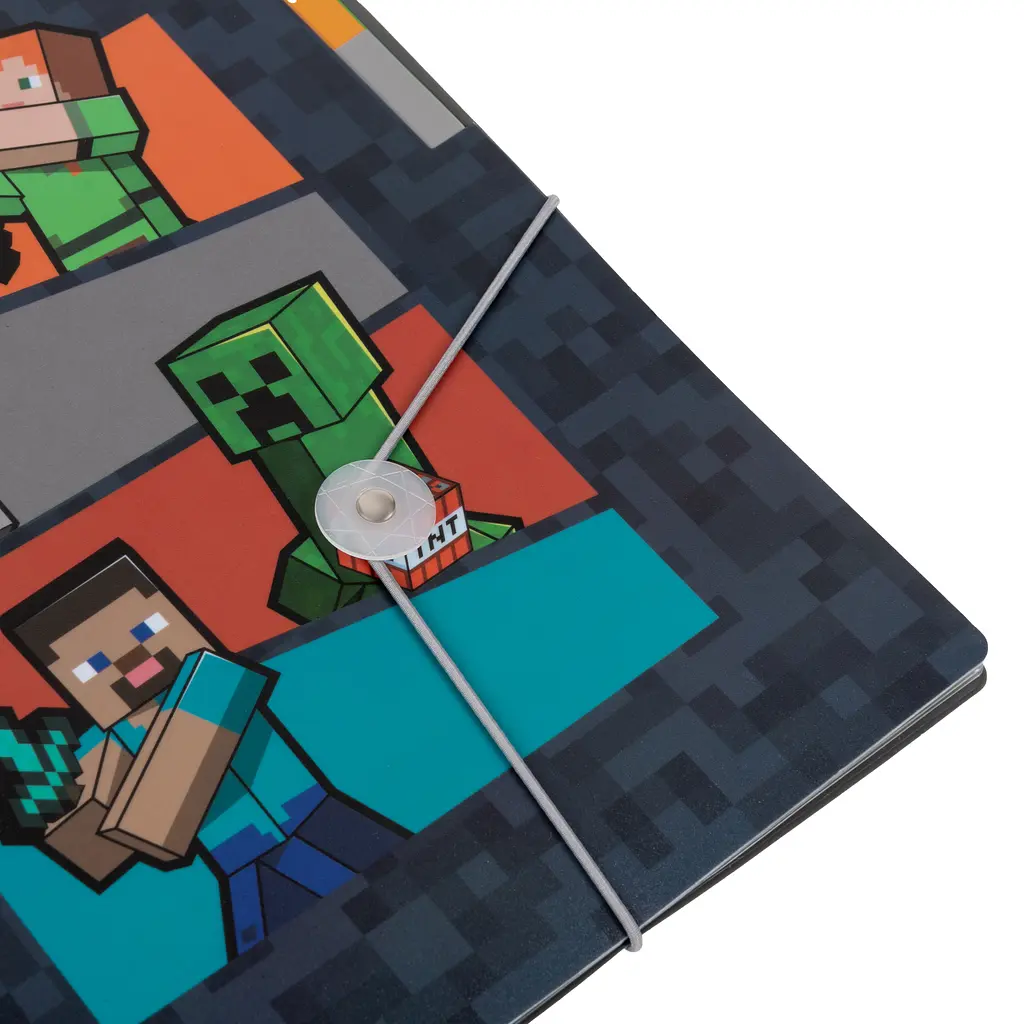 Папка Yes Minecraft, A4, на резинці, з роздільниками (492112) - фото 2