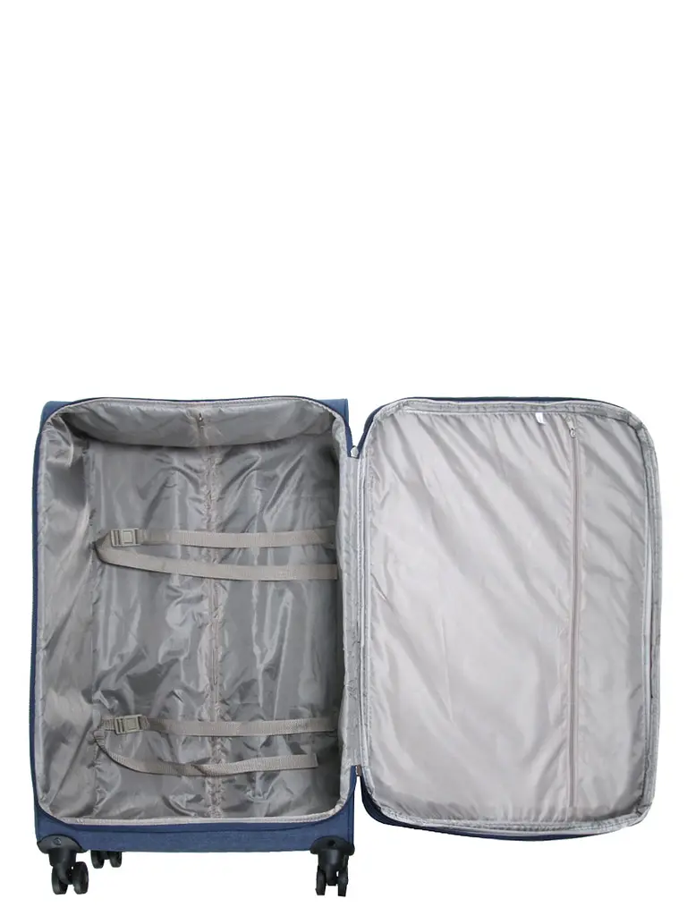 Валіза Гігант (XL) тканинний Airtex Worldline Tirana 608 на 4 колесах 75x46x28см 100л Синій - фото 9