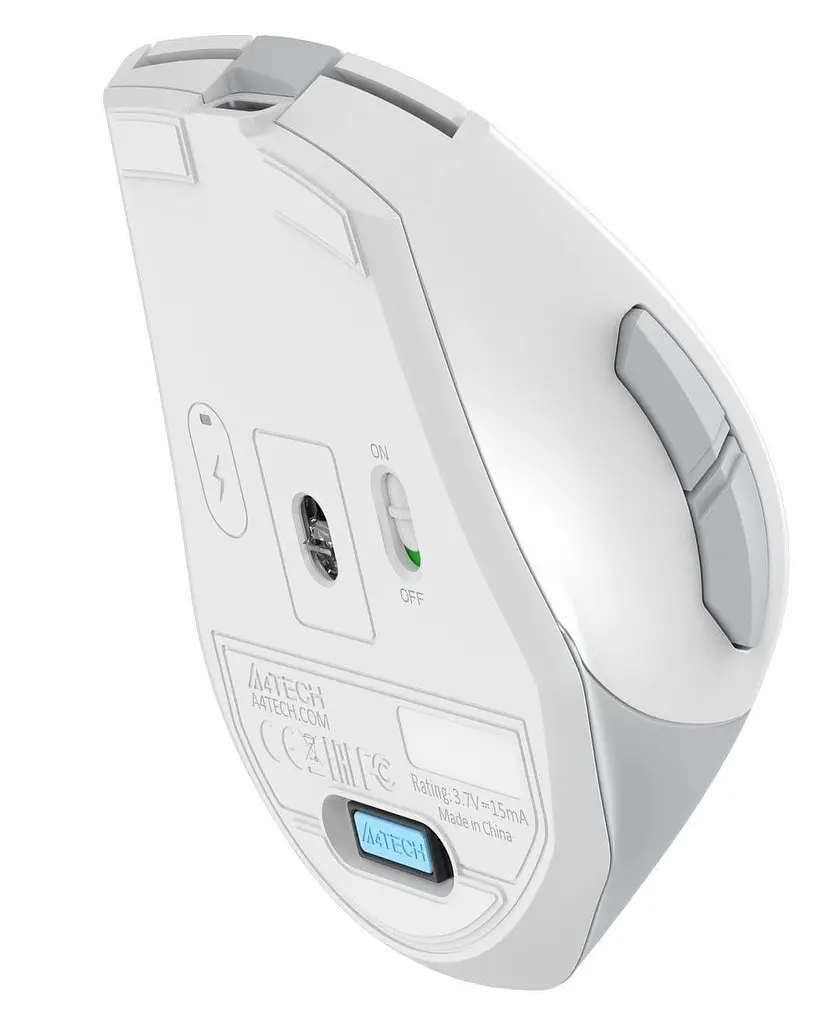 Мышь A4Tech Fstyler FG35CS Plus (White) Silent (FG35CS Plus (White)) - фото 9