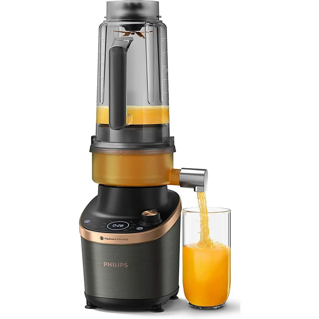 Блендер Philips Flip&Juice стаціонарний 1500 Вт мідно-чорний (HR3770/00) - фото 3