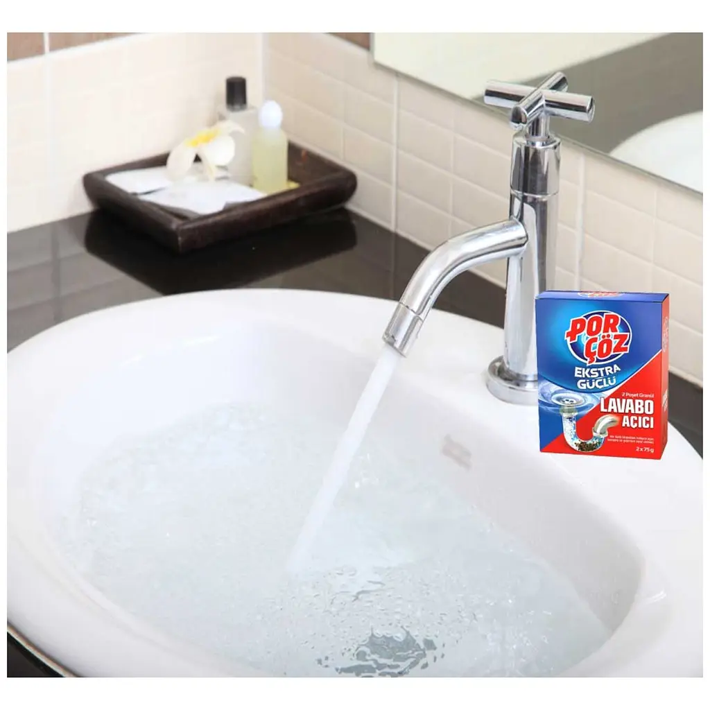 Набір засіб для прочищення труб Porcoz гранульований 100 г (2 шт. x 50 г) - фото 2