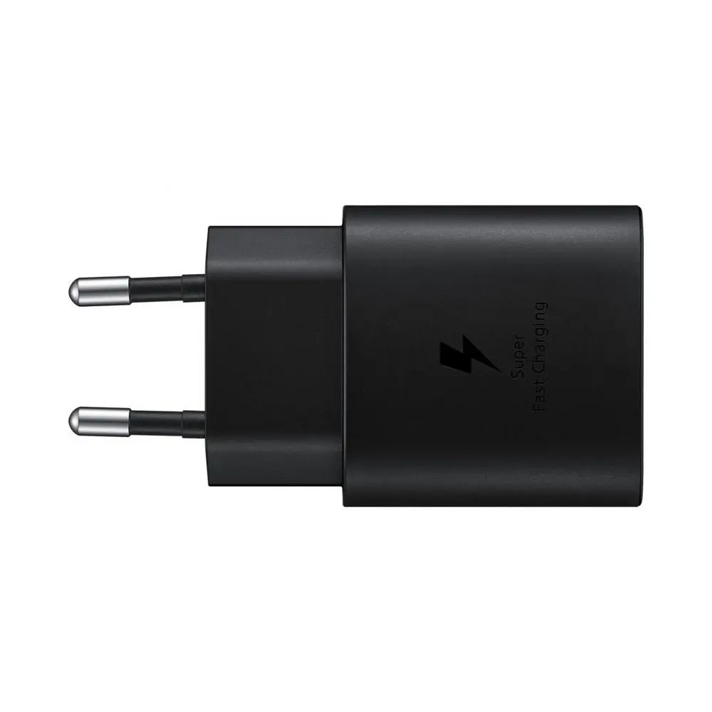 Зарядний пристрій Samsung USB-C Wall Charger with Cable USB-C 25W Black (EP-TA800XBEGRU) - фото 2