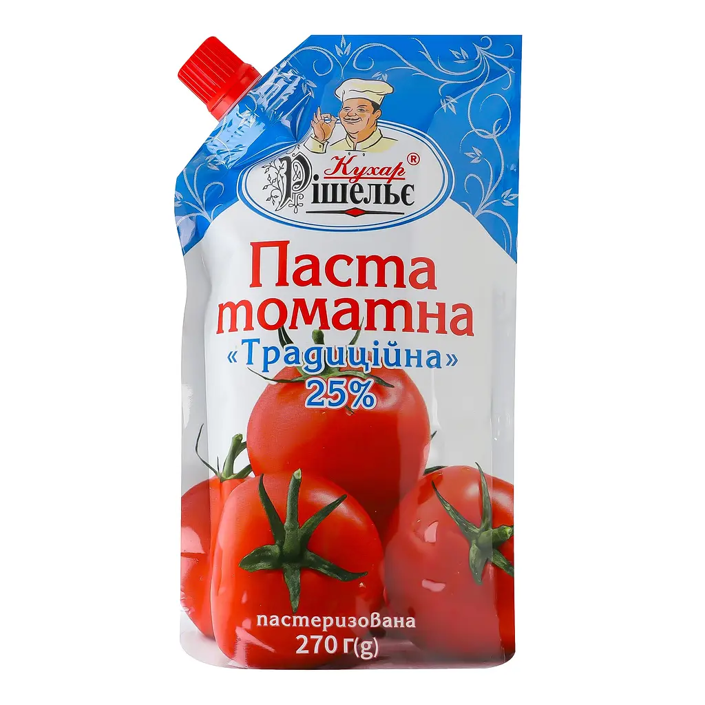 Паста томатна Кухар Рішельє Традиційна 25% 270 г - фото 2