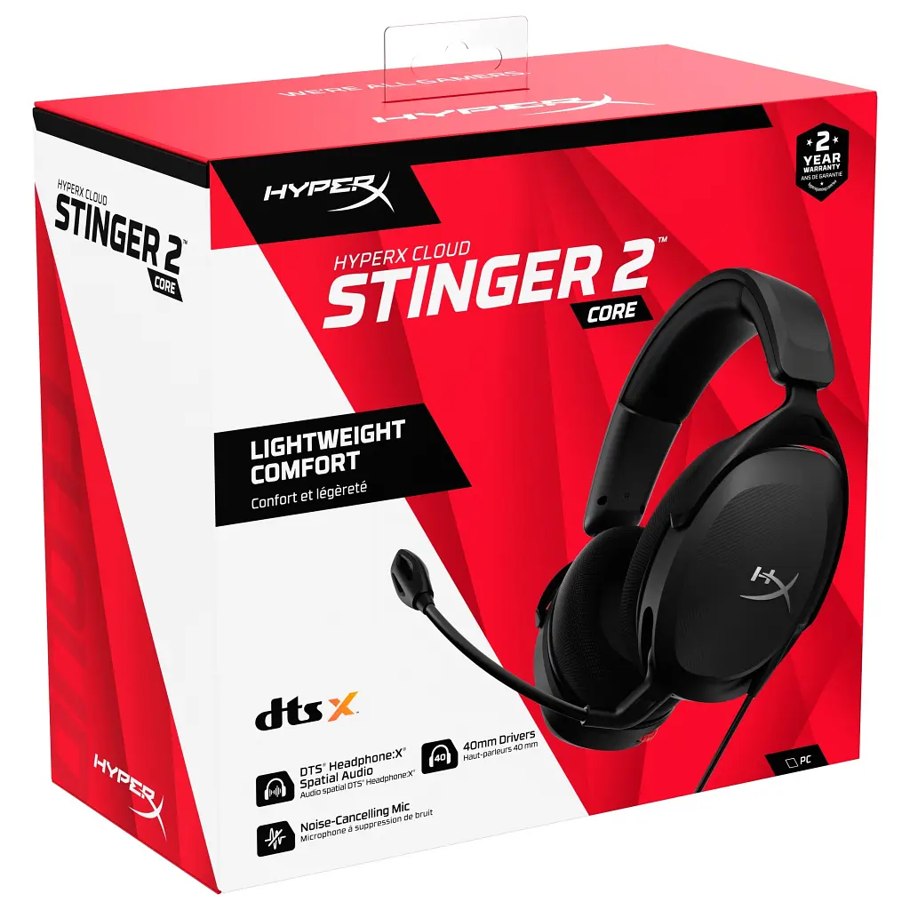 Навушники HyperX Cloud Stinger 2 Core Wired Black (683L9AA) - фото 8