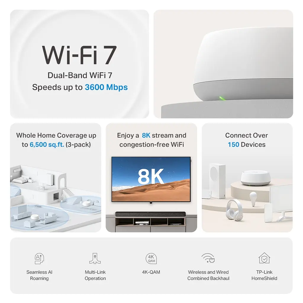 Точка доступу Wi-Fi TP-Link DECO-BE22-3-PACK - фото 5