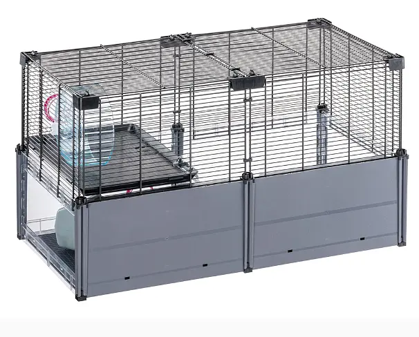 Модульна клітка для хом'яків та мишей Ferplast Multipla Hamster з аксесуарами чорна 72.5x37.5x42 см 57007217 - фото 7
