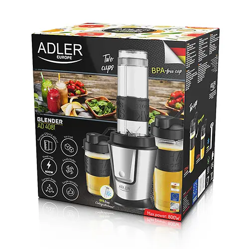 Фітнес-блендер Adler AD 4081 з охолоджуючим картриджем - фото 10