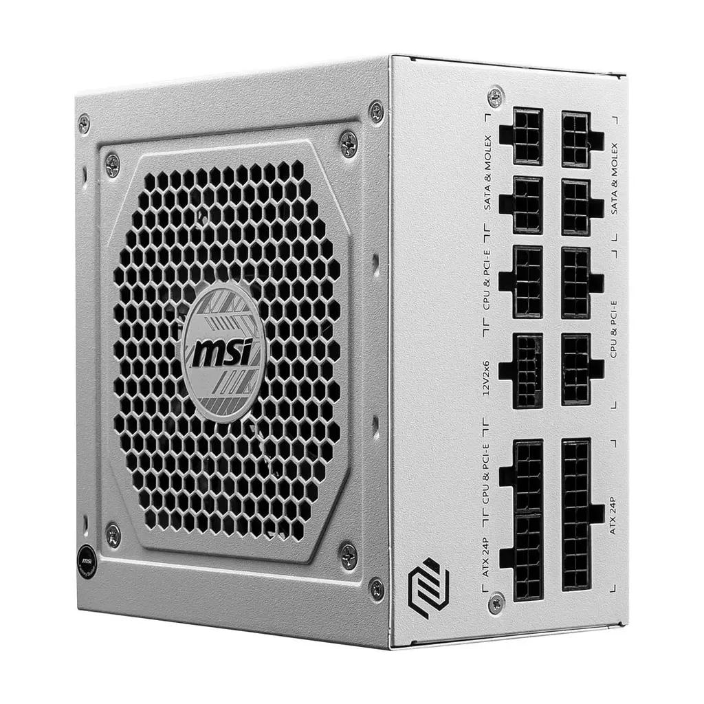 Блок живлення MSI 850W (MAG A850GL PCIE5 WHITE) - фото 10