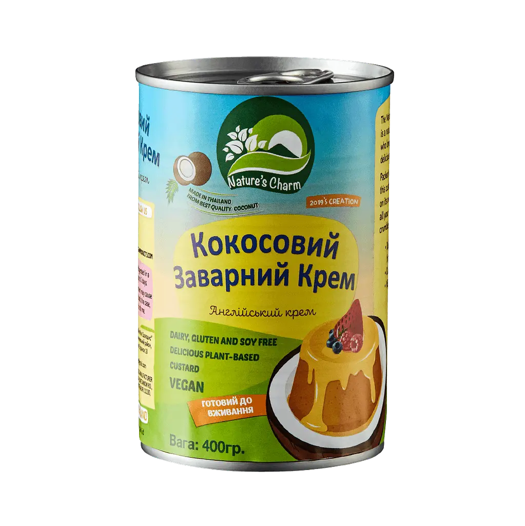 Кокосовий заварний крем 400г Nature`s Charm