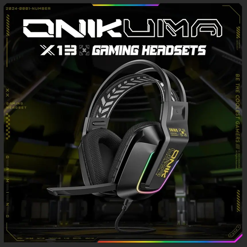 Навушники Onikuma X13 Black - фото 7