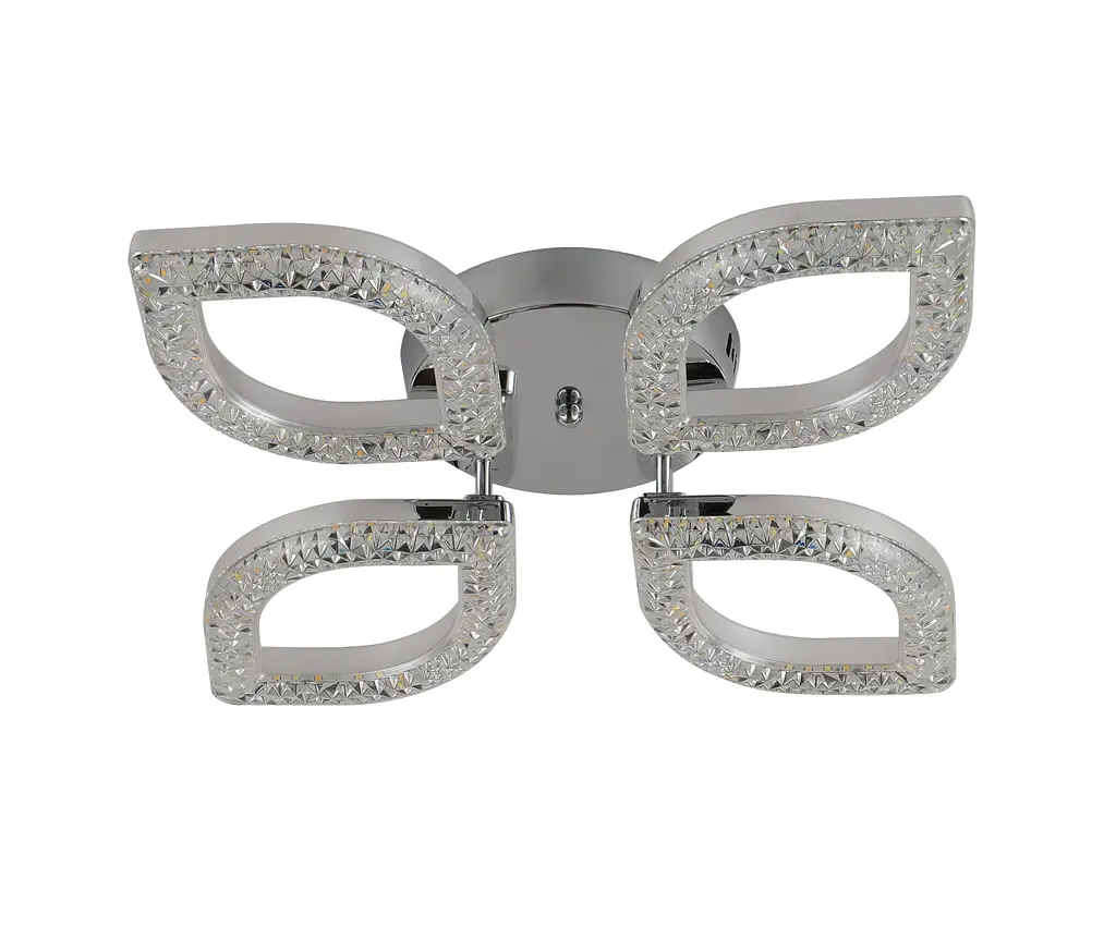 Люстра светодиодная акриловая Sirius 2721/4 CR 40W x 2 - фото 2