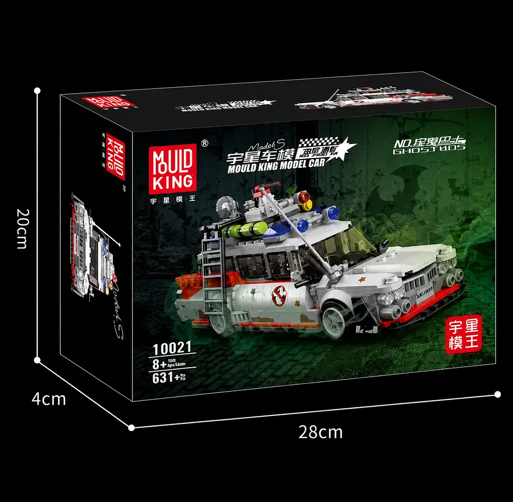 Конструктор машина  дитячий "Автомобіль мисливці за привидами " MOULD KING "Cadillac ECTO-1", 631 деталь - фото 8