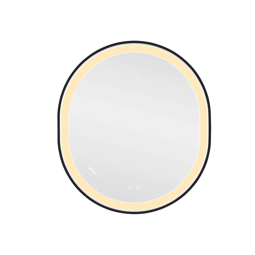 Дзеркало Qtap Gemini 800x700 з LED-підсвічуванням Touch, з антизапотіванням, з димером температури кольору (3000-6500K) Reverse QT2578R8072B - фото 6