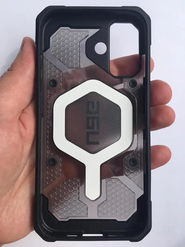 Оригінальний протиударний чохол UAG Pathfinder MagSafe для iPhone 17 Clear Ash 114553113140 - фото 8