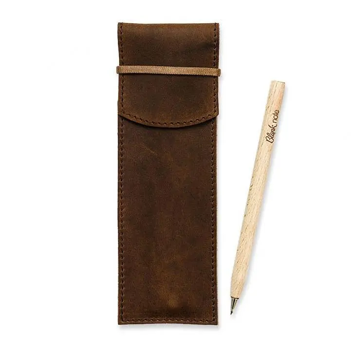 Шкіряний чохол для ручок 1.0 темно-коричневий Crazy Horse - фото 7
