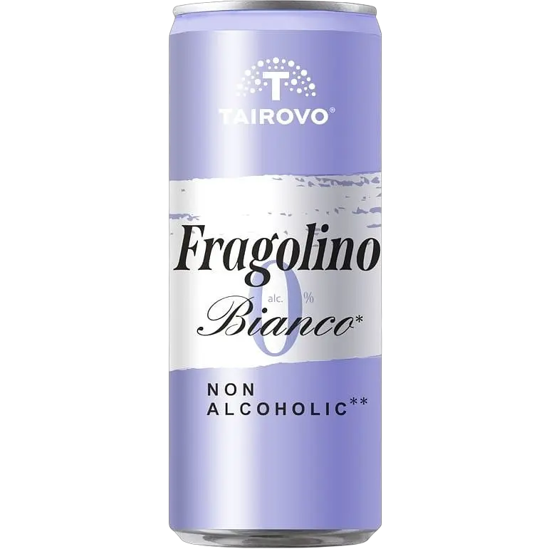 Набір Tairovo Fragolino: напій винний Bianco слабоалкогольний газований напівсолодкий білий  + напій винний Rosato слабоалкогольний газований напівсолодкий рожевий + напій безалкогольний Bianco сильногазований на ароматизаторах 2.97 л (9 шт. х 0.33 л) - фото 4