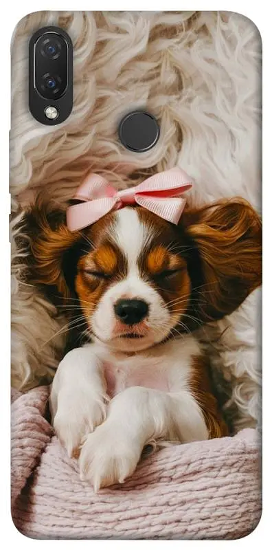TPU чохол Demsky Sleepy spaniel для Huawei P Smart+ (nova 3i)