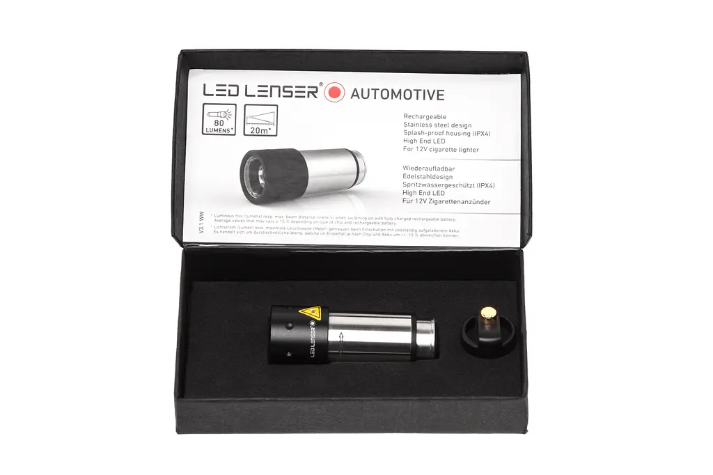 Ліхтар Ledlenser Automotive Silver Black заряджається - фото 6
