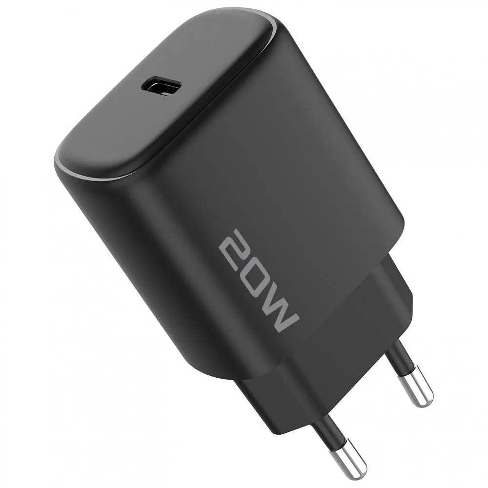 Зарядний пристрій Proove Silicone Power 2 20W (Type-C) + Cable Type-C to Lightning (1m) black (WCSP22010001) - фото 3